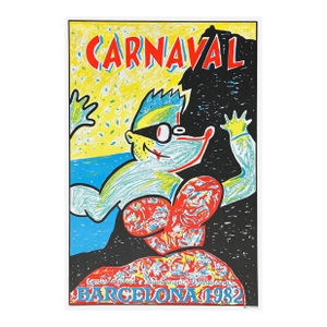 1982 Javier Mariscal Carnaval - Barcelona Lithograph Poster