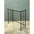 Black Vintage Iron and Glass Console Table For Sale - Image 8 of 12