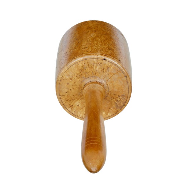 Swedish Solid Burr Birch Mallet, Early 20th Century For Sale - Image 4 of 7
