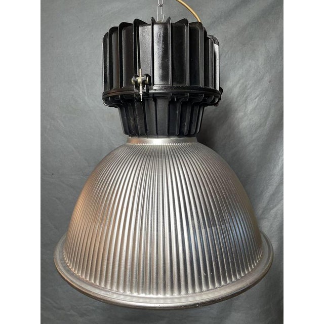 Vintage Industrial Aluminium Pendant Light For Sale - Image 5 of 6