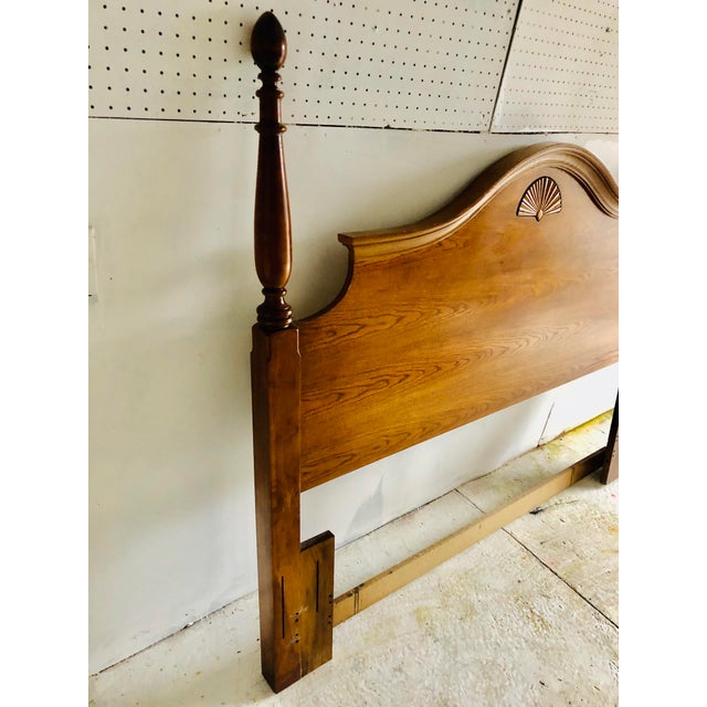 Vintage Oak Headboard Full/Queen English Farmhouse Style Chairish