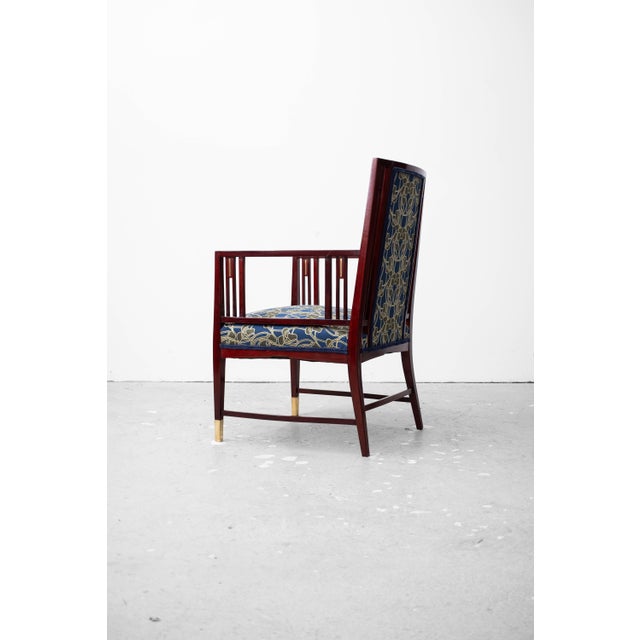 Viennese Secessionist Armchairs and Chairs by Max Benirschke / School of Prof. Josef Hoffmann, 1903, Set of 4 For Sale - Image 16 of 18