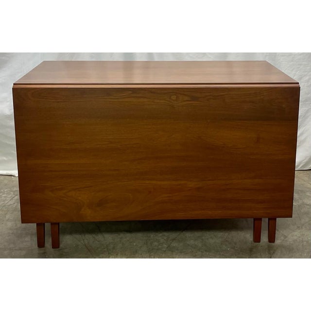 Vintage Traditional Chippendale Style Gate Leg Drop Leaf Dining Table featuring High Quality Solid Cherry Construction,...