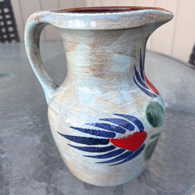 Farmhouse St. Clement Stoneware Pitcher For Sale - Image 3 of 4