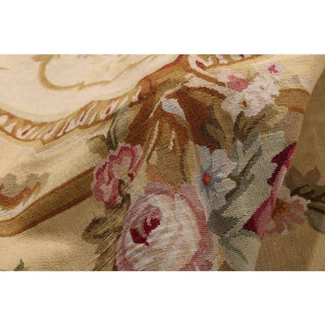 Vintage Chinese Aubusson Rug, 11'08 X 15'05 For Sale In Dallas - Image 6 of 10