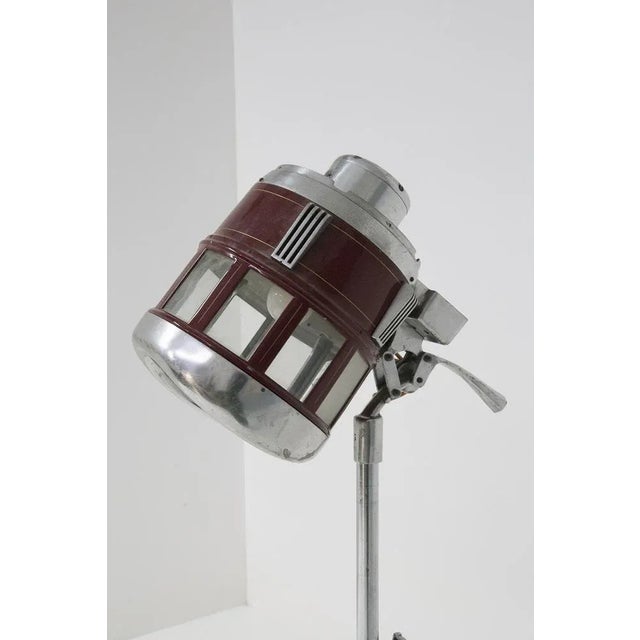 Metal Mid-Century Free S Series Helmet Floor Lamp, 1950s For Sale - Image 7 of 8