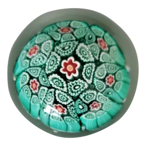 Late 20th Century Millefiori Paper Weight