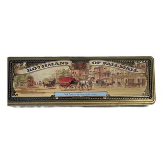 Rothman of Pall Mall Vintage Tin Box Collectible For Sale