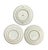 Chinese Export "Green Fitzhugh" Porcelain Plates, Set of Three For Sale - Image 13 of 14