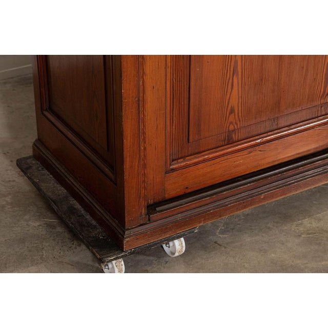 19th Century English Pine Housekeepers Cupboard, 1890 For Sale - Image 14 of 18
