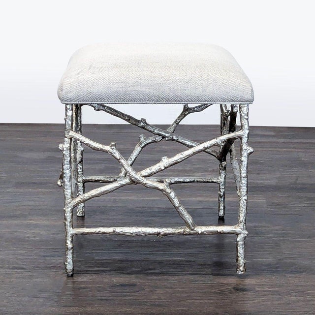 John-Richard John-Richard Twig Footstool For Sale - Image 4 of 8