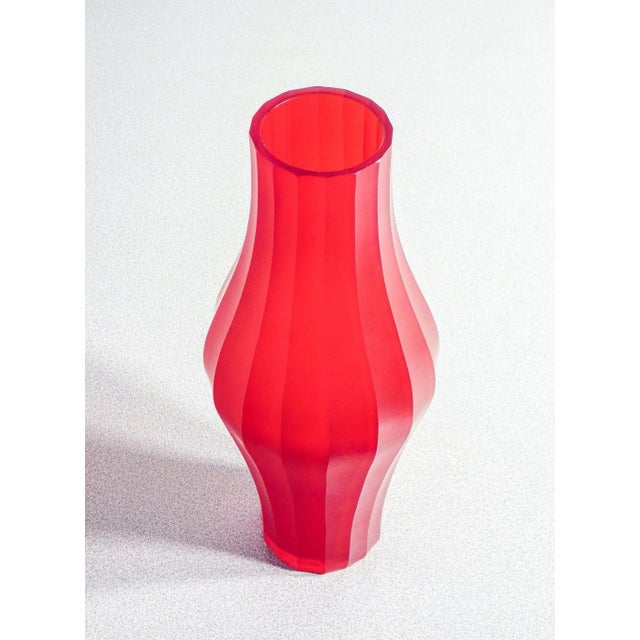 Murano Blown Glass Vase, 1980s For Sale - Image 3 of 7