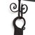 Circa 1820 Continental Hand-Forged Wrought Iron Archelle With Three Utensils For Sale - Image 10 of 11