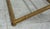 1950s Vintage Gold Gilt Faux Bamboo Campaign X Base End Table Italian Regency A For Sale - Image 5 of 9