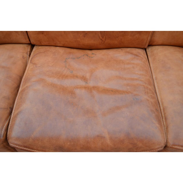 Vintage DS 15 Modular Cognac Saddle Leather Sofa from de Sede, 1970s, Set of 3 For Sale - Image 16 of 18