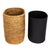 Artifacts Rattan Oval Waste Basket with Metal Liner in Honey Brown - 11" For Sale - Image 4 of 8