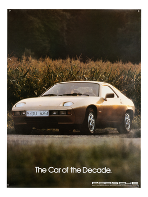 Porsche the Car of the Decade 1979 Original Advertising Poster