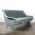 Mid-Century Lady Sofa in Powder Blue Velvet Mohair & Brass Legs by Marco Zanuso For Sale - Image 16 of 16