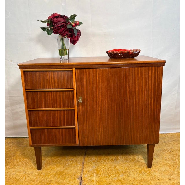 Mid-Century Modern Small Mid-Century Modern Danish Teak Sideboard, 1960 For Sale - Image 3 of 11