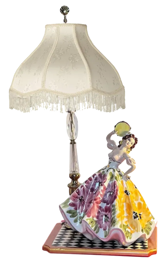 Gion Severini、LA DANSEUSE、海外版超希少レゾネ、新品額付 Mid-Century Giovanni Girardi Porcelain Figurine Dancing Gypsy