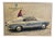Art Deco Volkswagen Karmann Coupé Automobile Advertising Poster, 1930s For Sale