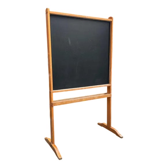 Vintage School Chalkboard, 1960s For Sale