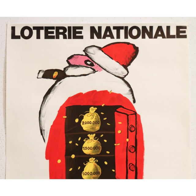 Date: 1970 Size: 15.3 x 11.8 inches Artist: Pierre Paul Darigo Created in 1933, the French National Lottery became widely...