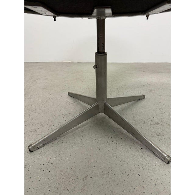 Green Vintage Mid Century 1970s Swivel Chair For Sale - Image 8 of 9
