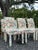English Set of 6 Vintage Floral Upholstered Parsons Chairs For Sale - Image 3 of 12