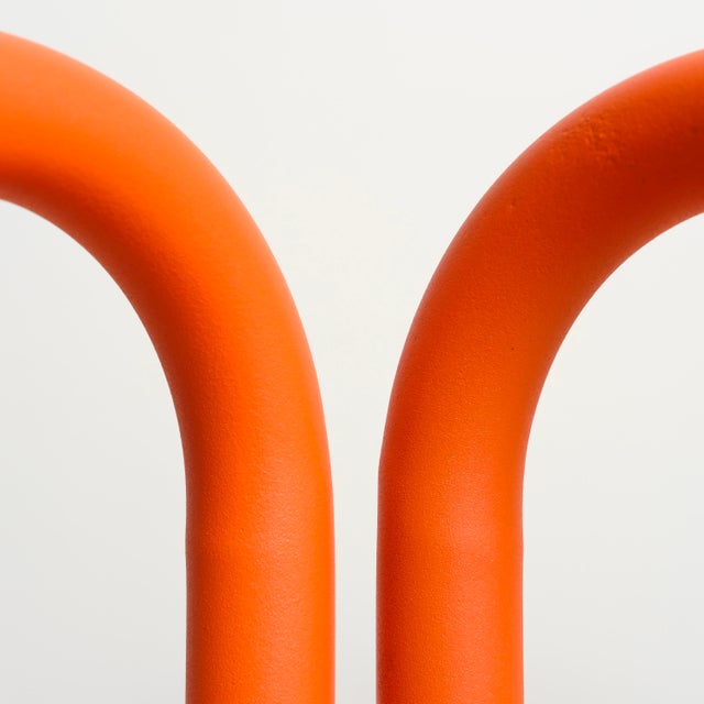 Orange Orange Locus Solus Armchairs by Gae Aulenti for Poltronova, Italy, 1967, Set of 6 For Sale - Image 8 of 18