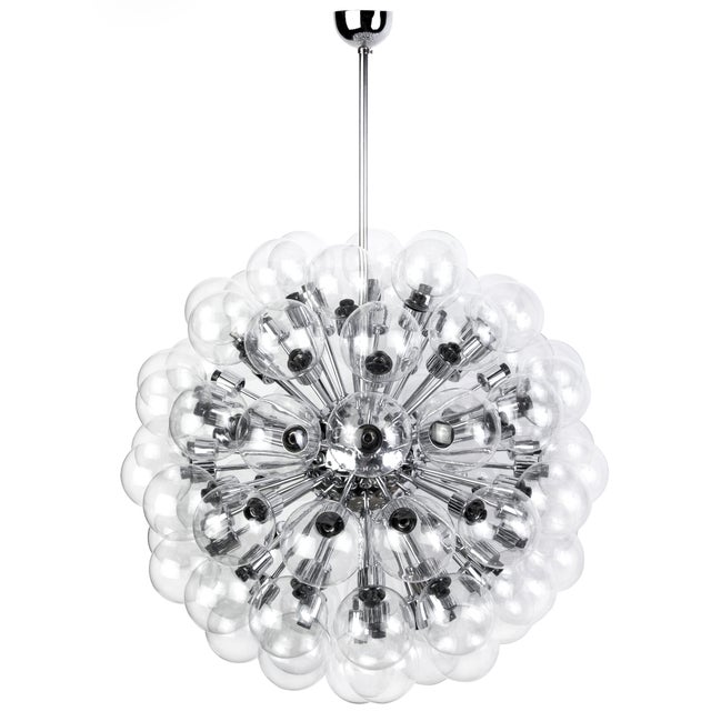 Motoko Ishii MidCentury Bubble Sputnik Chandelier Chairish