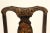 Wood Queen Anne Style Chinoiserie Decorated Side Chair For Sale - Image 7 of 13