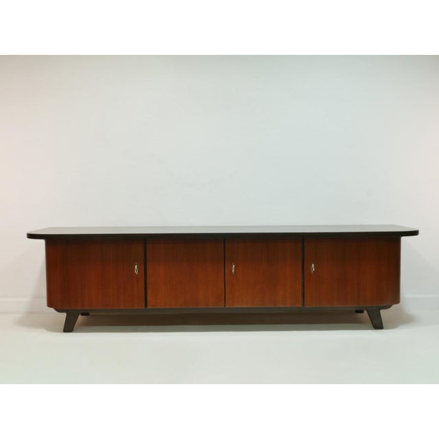 Mid-Century Lowboard in Beech and Spruce, 1960s For Sale - Image 16 of 16