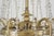 Mid 20th Century Restored French Eight Arm Brass Crystal Chandelier For Sale - Image 5 of 10