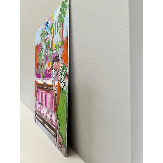 Henri Matisse Fauvist Painting After Matisse Woman Sleeping Original by Shann Spishak For Sale - Image 4 of 5