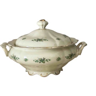 Porcelain Theresia Tureen with Gilt Details from Seltmann Weiden, Germany, 1950s For Sale