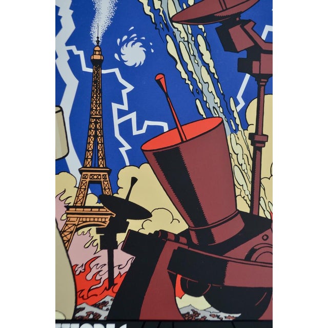 Edgar P. Jacobs, SOS Meteors, 1992, Serigraph For Sale - Image 8 of 15