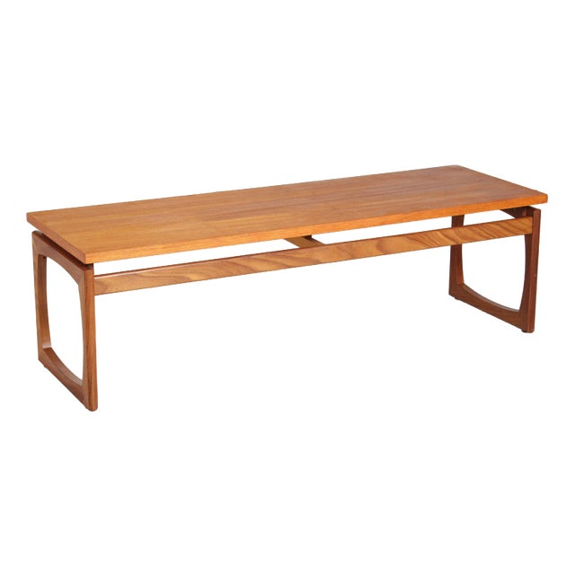 Long Mid-Century Teak Quadrille Coffee Table from G-Plan, 1960s For Sale