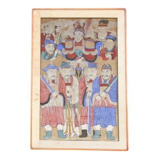 19th Century Chinese Eight Immortal Painting For Sale