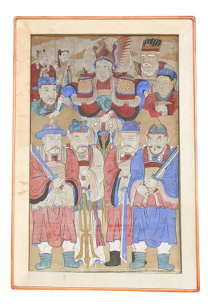 19th Century Chinese Eight Immortal Painting