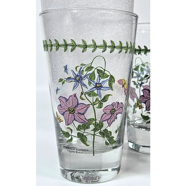 Contemporary Portmeiron Botanical Garden Tumblers- Set of Four For Sale - Image 4 of 11