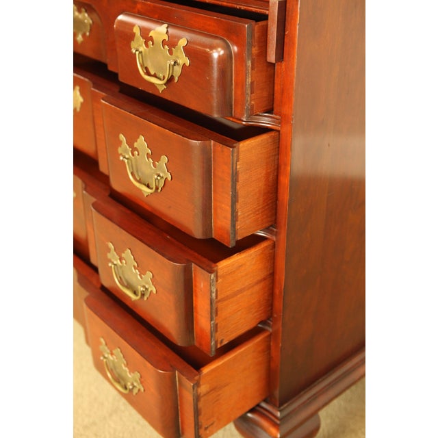 Monitor Furniture Co Vintage Chippendale Style Block Front Slant