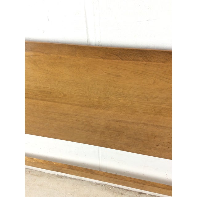 Mid Century Modern Full Size Headboard by Heywood Wakefield With Sable Finish For Sale - Image 10 of 18