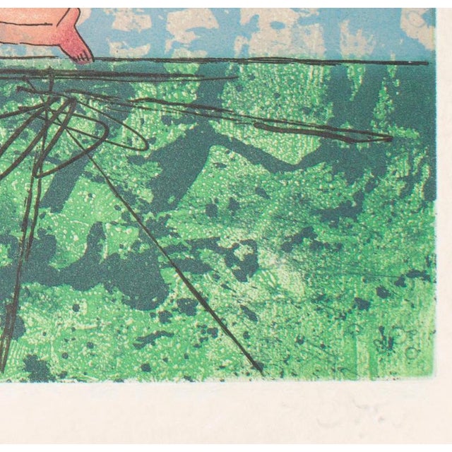 Roberto Matta, Nude Archery, Edition of 100, 1977, Etching For Sale - Image 4 of 5