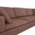 Brown Alba Corner Sofa in Fabric and Chrome from Brühl For Sale - Image 8 of 18