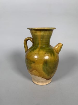 Sancai glazed ewer, China, Tang Dynasty (618-907 AD)
