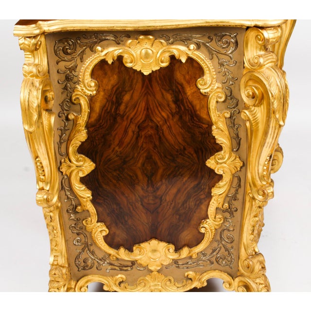 Antique Venetian Walnut and Giltwood Commodes, 1890s, Set of 2 For Sale - Image 16 of 18