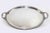 Large Vintage Silver-Plated Oval Serving Tray with Ornate Handles from Christofle, 1970s For Sale - Image 3 of 9