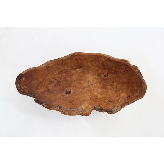 Wood Vintage Wooden Bowl, 1950s For Sale - Image 7 of 11