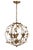 2020s Austen Gold Leaf Cage Chandelier - Gold For Sale - Image 5 of 5